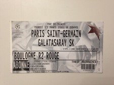 TICKET MATCH FOOTBALL PARIS