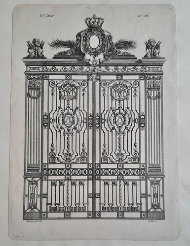 Deux modèle grille fer - modèle, en
