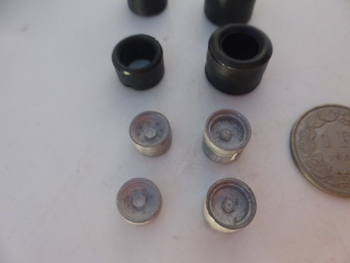 White metal wheels - metal, (and