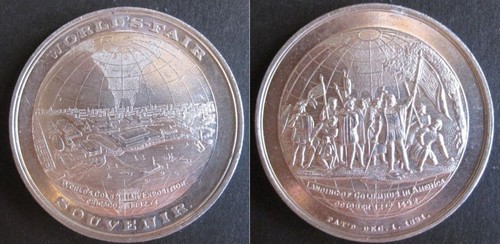 Médaille aluminium exposition - médaille,