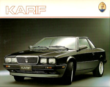 Maserati Karif 2800 1988-1989 German Market Foldout Sales Brochure
