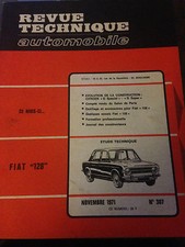 Revue Technique AUTO RTA 1971 FIAT 128 Berline Coach Break / CITROEN DS D SUPER