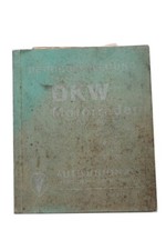 Anciennes Motos DKW Manuel D'Utilisation Original Édition 1936