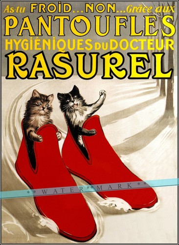 Pantoufle rasurell 1910 - pantoufle,