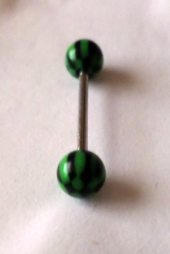 Piercing langue barbell - piercing, de
