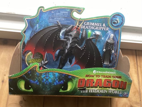 Dragon avec figurine viking - dragon,
