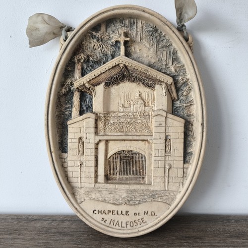 Plaque plâtre chapelle - plaque,