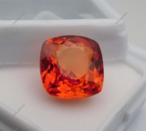 Saphir orange naturel - orange,