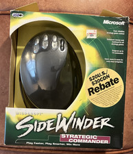 Microsoft Sidewinder Strategic Commander RTS Game Controller USB PC never used