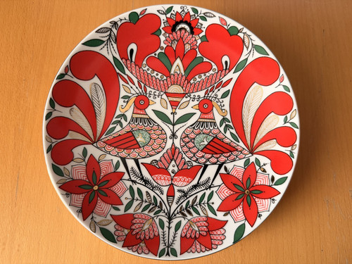 Assiette déco porcelaine