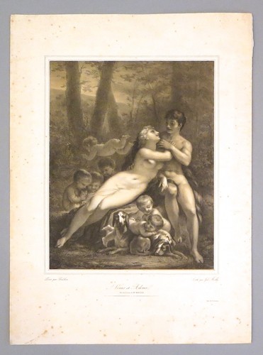 Lithographie teinte j - lithographie,