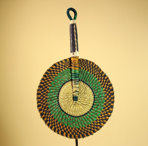 éventail africain tissé - africain,