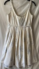 MOULINETTE SOEURS Anthropologie, Size 2 Cotton Sundress, Corset Back, NWOT