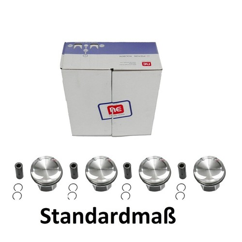 Pistons standard ø74 51mm - 4x,
