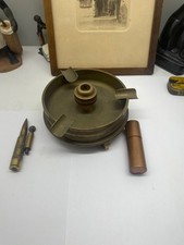 ANCIEN OBJETS DE POILU POILUS TRANCHEE WAR GUERRE CENDRIER BRIQUETS