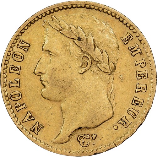 France francs napoléon - france,, 20