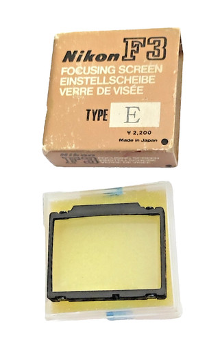 Nikon focusing screen type - screen,