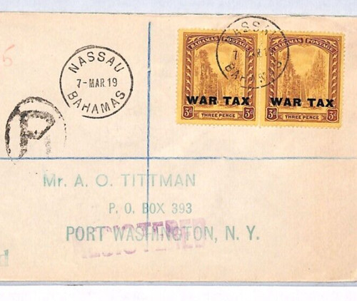 Bahamas cover war tax - cover, tax*