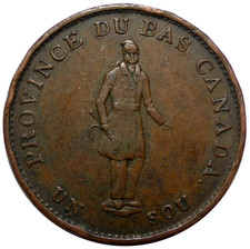 Token Bas-Canada Half Penny 1