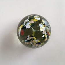 Vintage Flower Art Glass