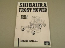 1990 Shibaura CM224 CM274 Front Mower Service Manual