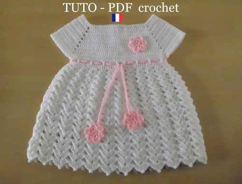 Pdf crochet robe bébé - pdf,