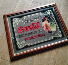 Beau Miroir coca cola cadre