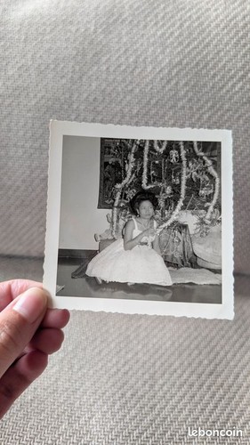 Photo ancienne snapshot femme - photo,