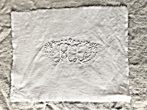 Linge ancien monogramme - monogramme, l