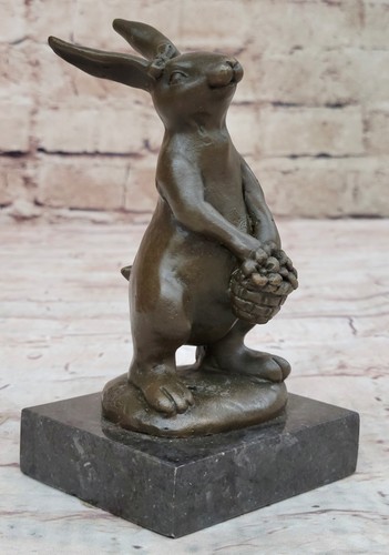 Vintage brass rabbit bunny - brass,