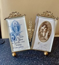 CADRE LAITON VERRE BISEAUTE