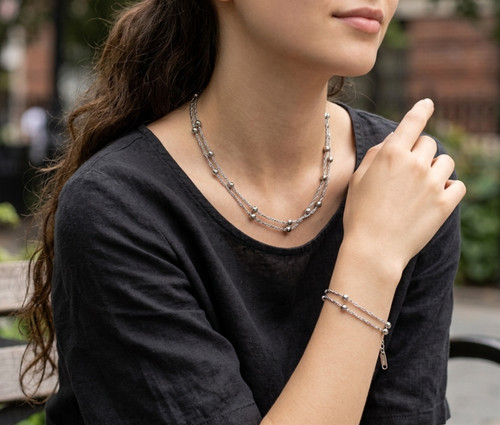 Parure bijoux acier - , inoxydable