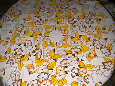 Vintage but new cotton made in France round tablecloth diameter 175 cm