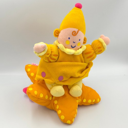 Doudou musical lutin roi jaune