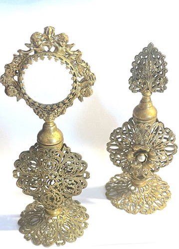 Lot2 flacons parfum ciselé - lot2,