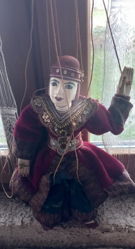 Marionnette ancienne théatre - marionnette,