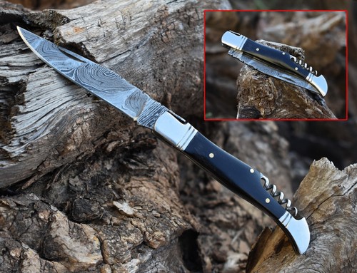 Damascus handmade laguiole
