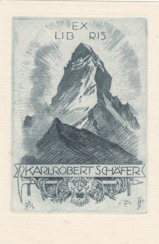 Exlibris livre art radierung - d'art,