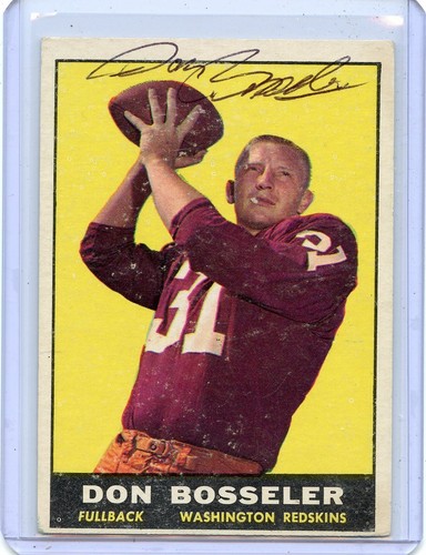 1961 topps football 125 - 1961, #125