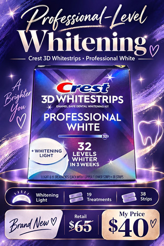Crest whitestrips - 3d,