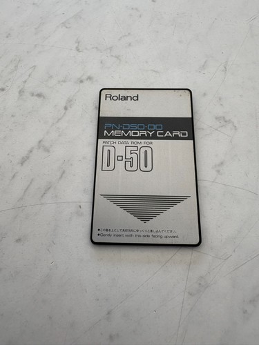 Roland d50 memory card - roland, pn-d50-00