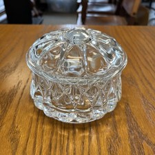 Val Saint Lambert Art Deco Local Bonbonniere “Paulette” Clear CrystalCandy Dish