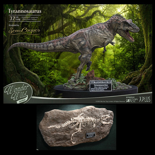 Dinosaur tyrannosaurus rex - -,