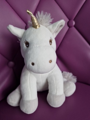 Doudou peluche licorne - , blanche