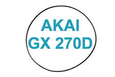 COURROIES SET AKAI GX 270 D MAGNETOPHONE A BANDE EXTRA FORT NEUF FABRIQUE GX270D