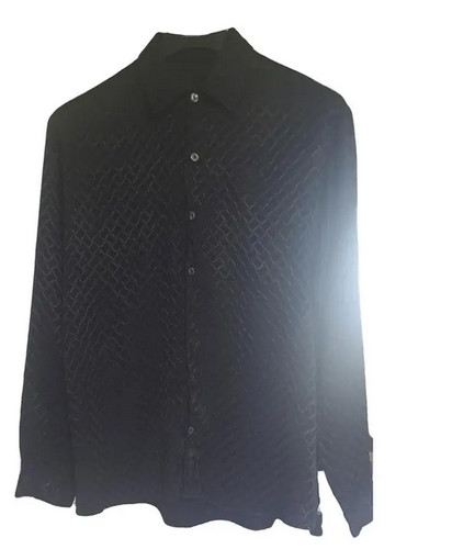 Chemise noir vintage versace - vintage,