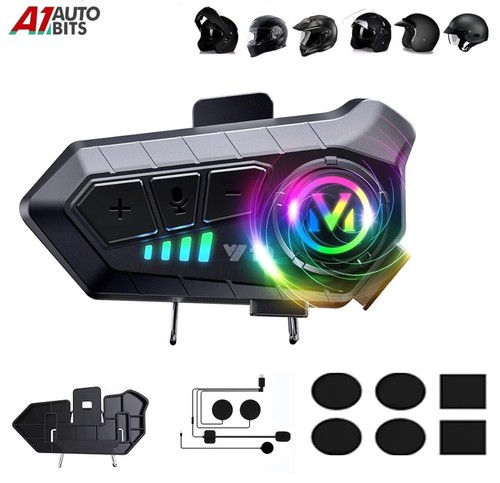 Casque moto bluetooth - de,