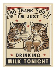Affiche d'art mural pour chat