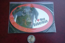GRAND MAGNET CHIEN  /  DOBERMAN  * 14,8 CM X 10 CM *