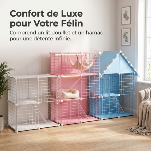Enclos pour chat modulable - chat,
